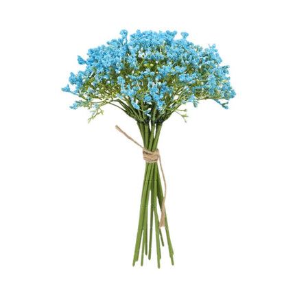 16pcs Artificial Foam Full Star Flowers Wedding Bouquet Home Decor Simulation White - Petal & Stem