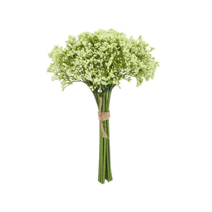 16pcs Artificial Foam Full Star Flowers Wedding Bouquet Home Decor Simulation White - Petal & Stem