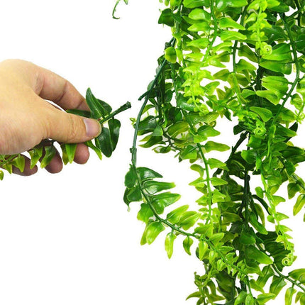 2 Pack 76cm Fake Plants Faux Artificial Eucalyptus Plants Home Garden Window Office Wedding Decoration - Petal & Stem