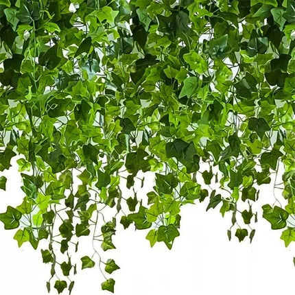 25 meters Ivy garland / Leaf garland 2 m long Green - Petal & Stem