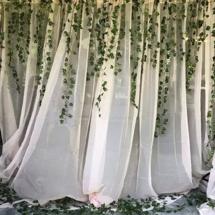 25 meters Ivy garland / Leaf garland 2 m long Green - Petal & Stem