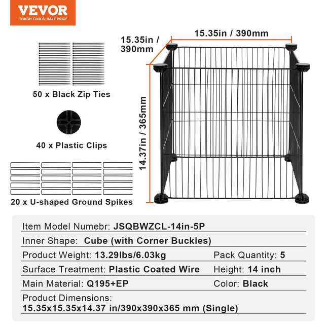 5 Pack Plant Protector from Animals, 390 mm x 390 mm Chicken Wire Plant Protector, Plant Cages for Outdoor Plants, , 20pcs Metal Mesh - Petal & Stem
