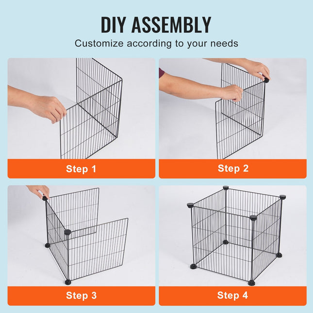 5 Pack Plant Protector from Animals, 390 mm x 390 mm Chicken Wire Plant Protector, Plant Cages for Outdoor Plants, , 20pcs Metal Mesh - Petal & Stem