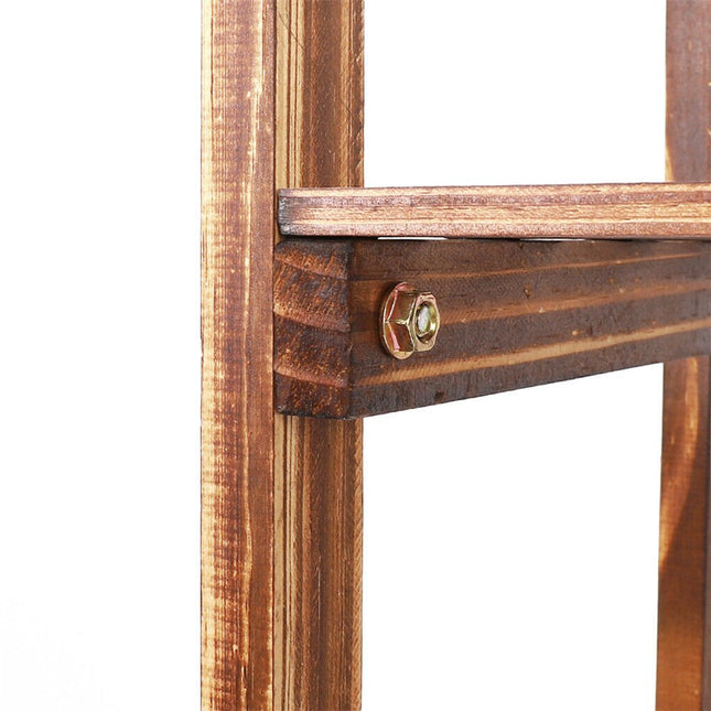8 Tier Wooden Plant Stand Outdoor Indoor Garden Shelf - Petal & Stem