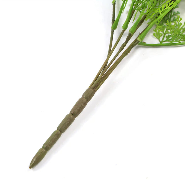 80cm Hanging Fresh Green Dense Maiden Hair Fern Bush UV Resistant - Petal & Stem