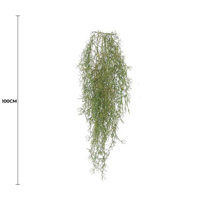 Artificial Air Plant Spanish Moss UV Resistant 100cm - Petal & Stem