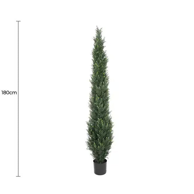 Artificial Cypress Pine Tree UV Resistant 1.8M - Petal & Stem
