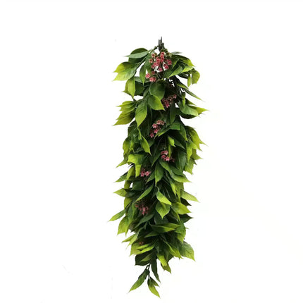 Artificial Extendable Hanging Flowering Pepperberry Garland UV Resistant 55cm - Petal & Stem