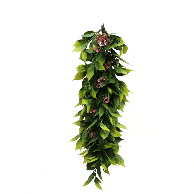 Artificial Extendable Hanging Flowering Pepperberry Garland UV Resistant 55cm - Petal & Stem