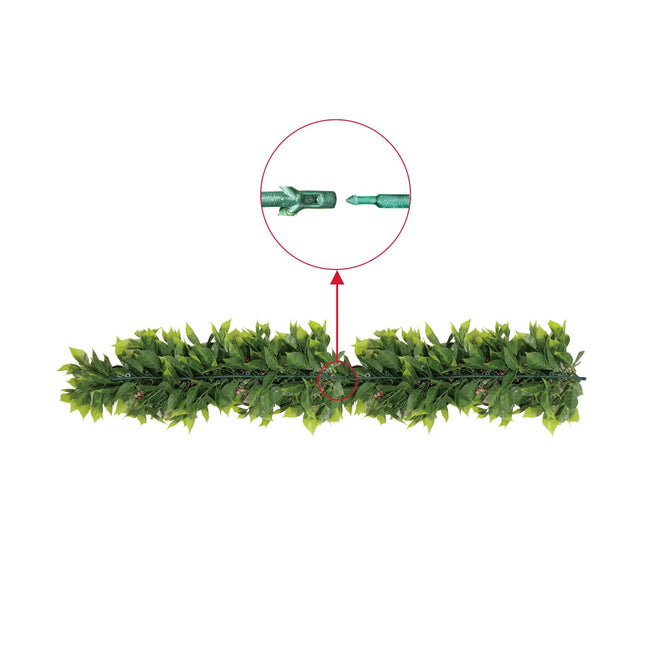Artificial Extendable Hanging Flowering Pepperberry Garland UV Resistant 55cm - Petal & Stem