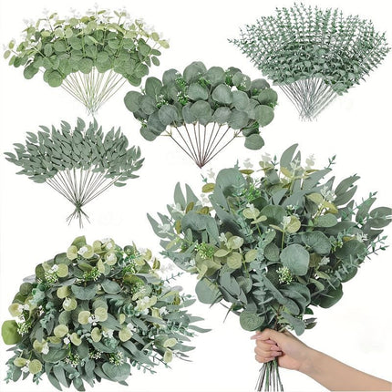 Artificial flower Small willow leaf 37cm per piece - Petal & Stem