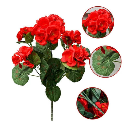 Artificial Flowers Peach Colour - Petal & Stem