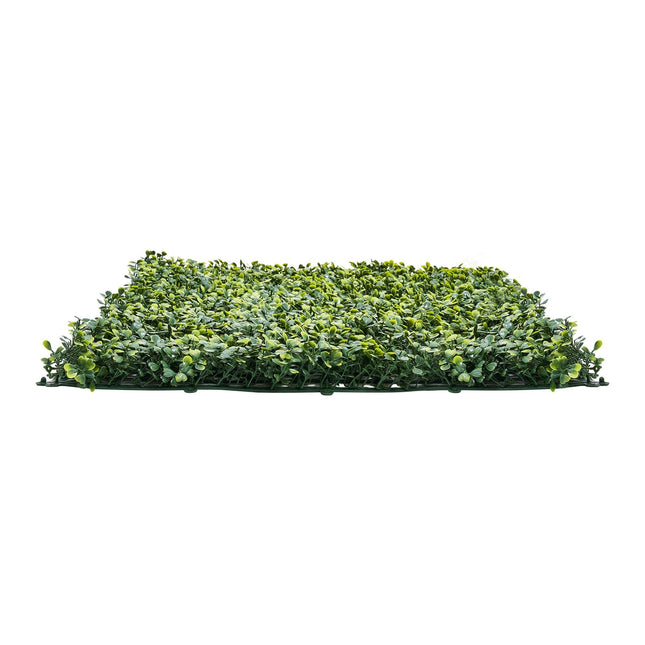 Artificial Grass Wall Panels, 40 x 120 inch, Milan Grass Greenery Boxwood Panel for Indoor Outdoor Green Decor & Ivy Fence Covering, Privacy Backdrop Wall Hedge Screen for Garden - Petal & Stem
