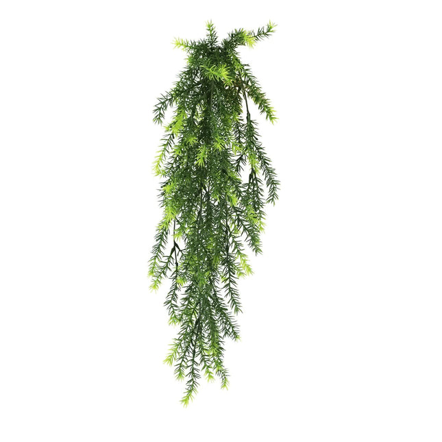 Artificial Hanging Cedar Vine Garland Bush UV Resistant and Fire Rated 20cm x 76cm - Petal & Stem