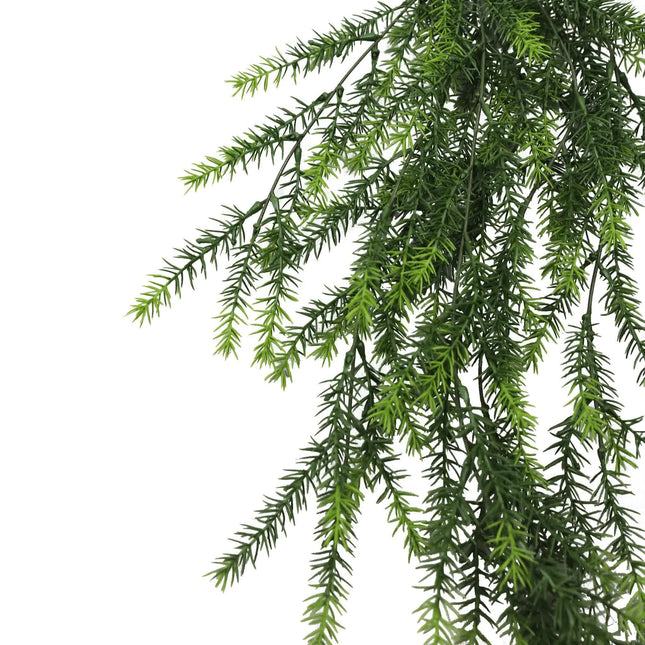 Artificial Hanging Cedar Vine Garland Bush UV Resistant and Fire Rated 20cm x 76cm - Petal & Stem