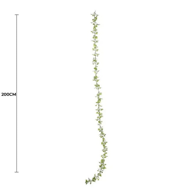 Artificial Hanging English Ivy Garland UV Resistant 200cm - Petal & Stem