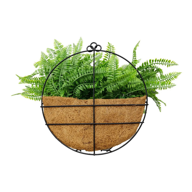 Artificial Hanging Fern Basket 30cm x 40cm Long UV Resistant - Petal & Stem