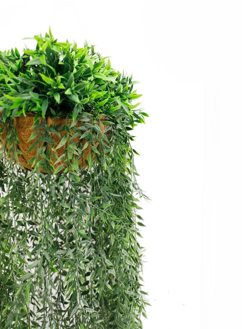 Artificial Hanging Fern Basket UV Resistant 35cm x 140cm - Petal & Stem