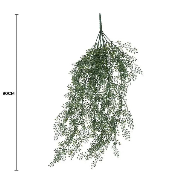 Artificial Hanging Jade Leaf Vine UV Resistant 90cm - Petal & Stem