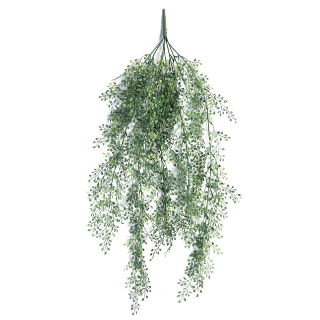 Artificial Hanging Jade Leaf Vine UV Resistant 90cm - Petal & Stem