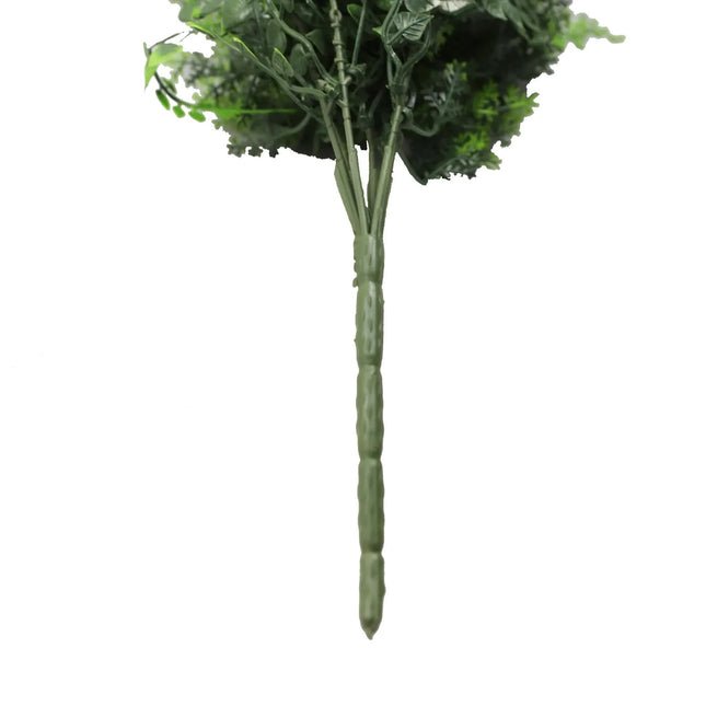 Artificial Hanging Mediterranean Fern Vine UV Resistant and Fire Rated 22cm x 76cm - Petal & Stem