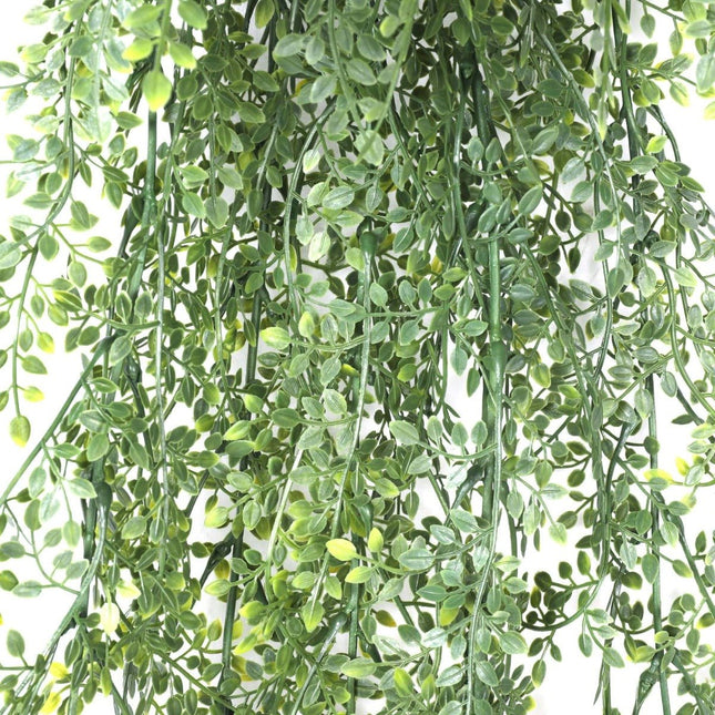 Artificial Hanging Plant (Maiden Hair Fern) UV Resistant 90cm - Petal & Stem