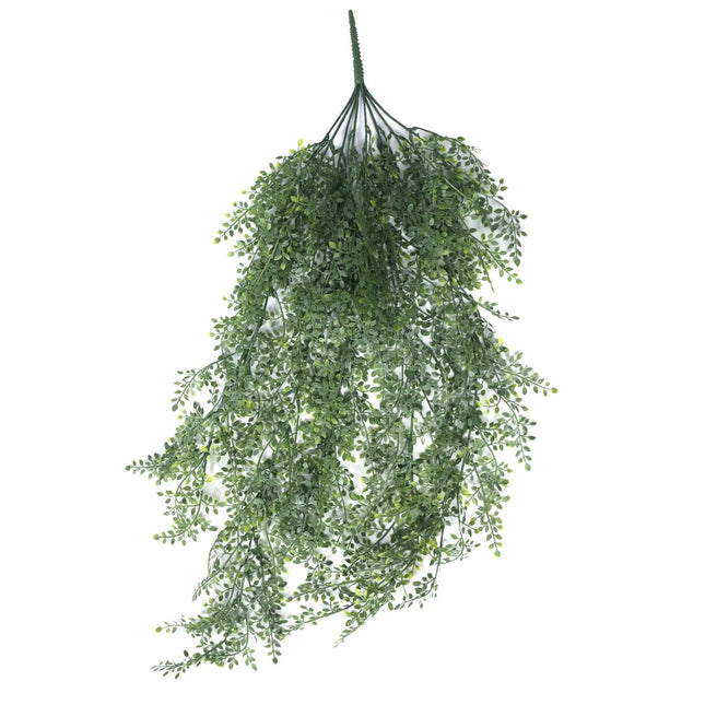 Artificial Hanging Plant (Maiden Hair Fern) UV Resistant 90cm - Petal & Stem