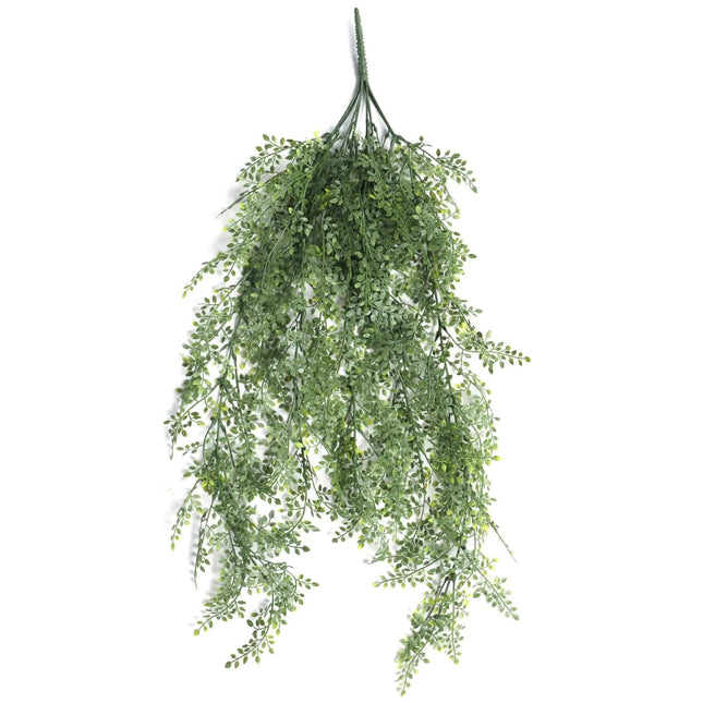 Artificial Hanging Plant (Maiden Hair Fern) UV Resistant 90cm - Petal & Stem