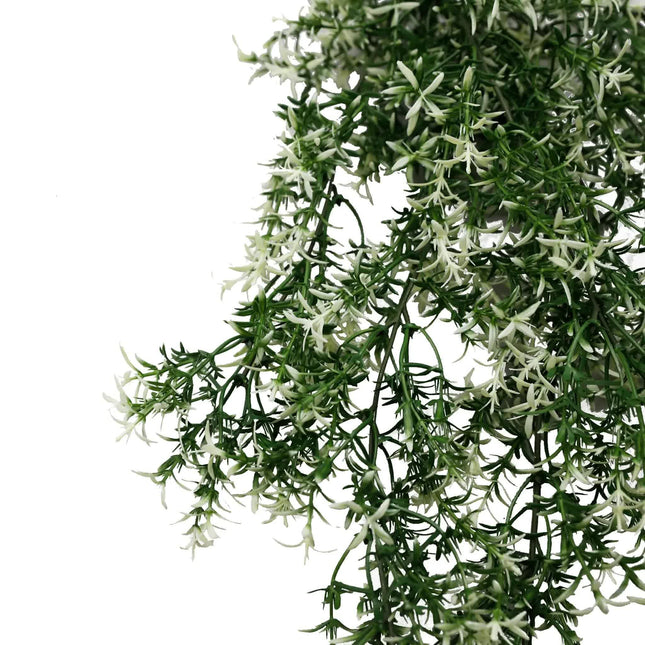 Artificial Hanging Star Jasmine Vine UV Resistant and Fire Rated 20cm x 76cm - Petal & Stem