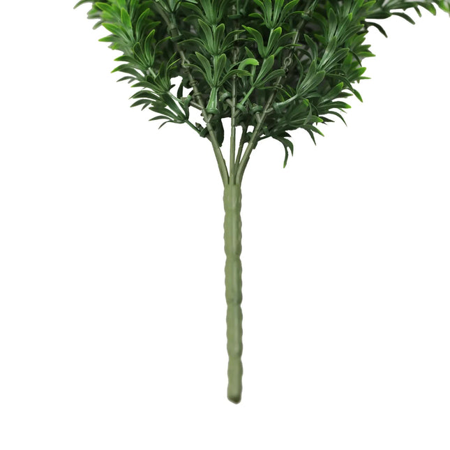 Artificial Hanging Willow Leaf Garland Bush UV Resistant and Fire Rated 18cm x 76cm - Petal & Stem