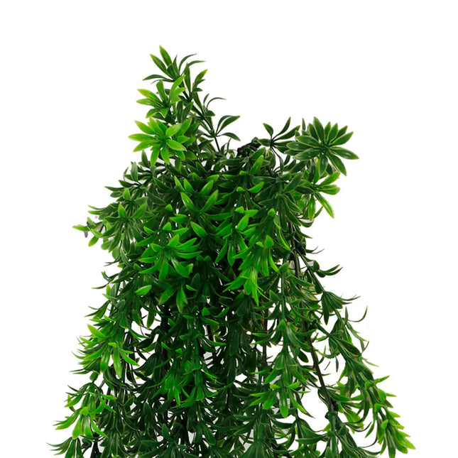 Artificial Hanging Willow Leaf Garland Bush UV Resistant and Fire Rated 18cm x 76cm - Petal & Stem
