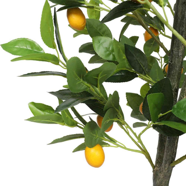 Artificial Lemon Tree (Potted) with Lemons 150cm - Petal & Stem