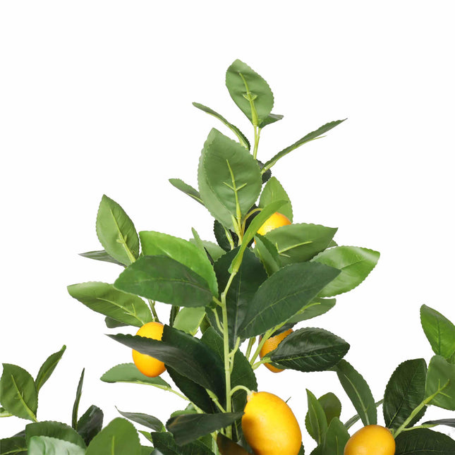 Artificial Lemon Tree (Potted) with Lemons 150cm - Petal & Stem