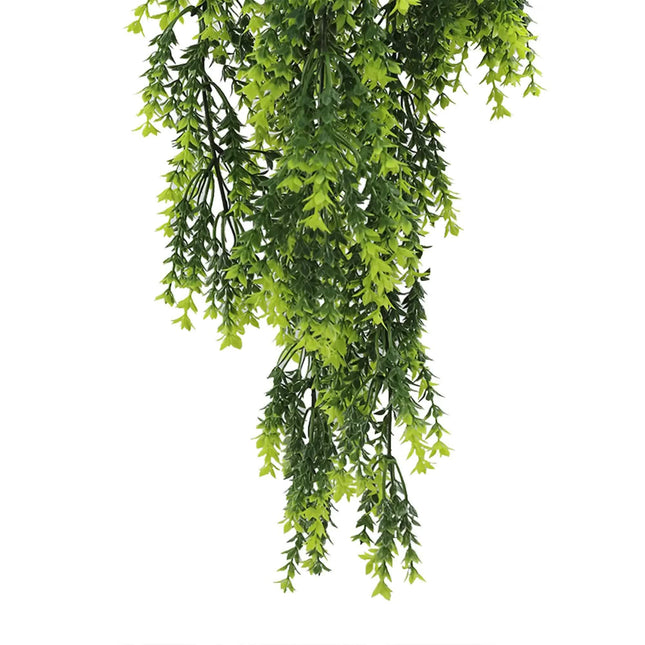 Artificial Mixed Green Evergreen Foliage 77cm UV Resistant - Petal & Stem