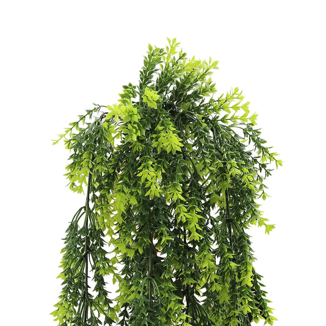 Artificial Mixed Green Evergreen Foliage 77cm UV Resistant - Petal & Stem