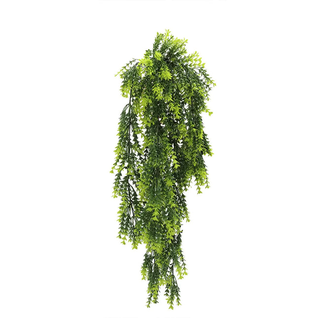 Artificial Mixed Green Evergreen Foliage 77cm UV Resistant - Petal & Stem