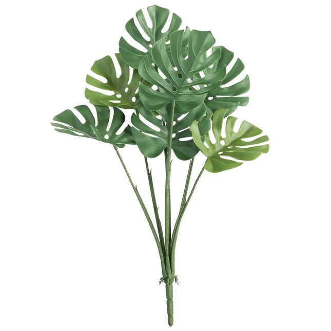 Artificial Monstera Split Leaf Philodendron Plant Stem 60cm UV Resistant - Petal & Stem
