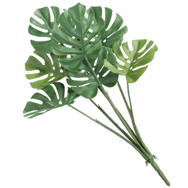 Artificial Monstera Split Leaf Philodendron Plant Stem 60cm UV Resistant - Petal & Stem