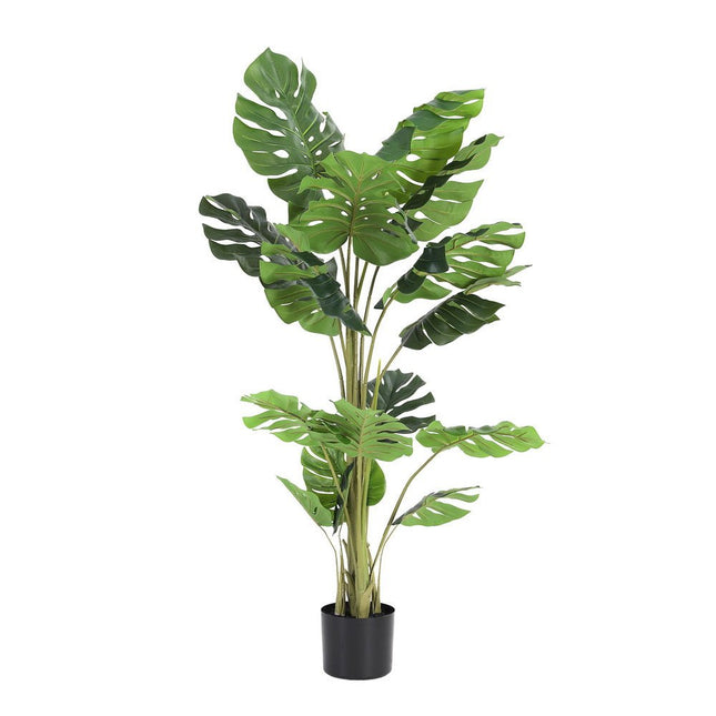 Artiss 140cm Artificial Monstera Tree Faux Trees Indoor Decor Artificial Plants Lifelike Plant 1.4M - Petal & Stem