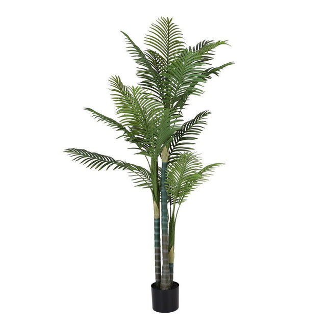 Artiss 180cm Artificial Palm Tree Faux Trees Indoor Decor Artificial Plants Lifelike Plant 1.8M - Petal & Stem