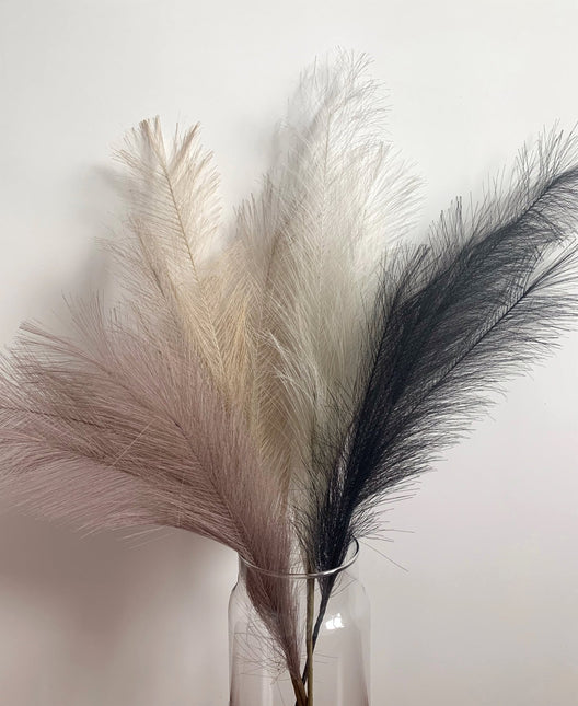 Bulk 24 Artificial Pampas Grass 3 Assorted 80cm - Petal & Stem