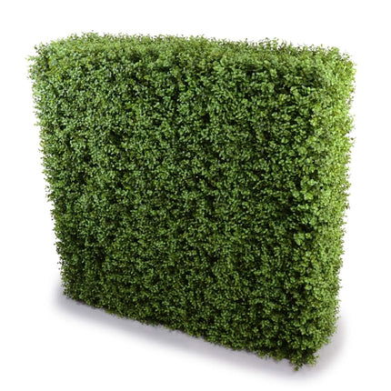 Deluxe Portable Buxus Hedge UV Resistant 100cm Long x 100cm High - Petal & Stem