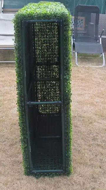 Deluxe Portable Buxus Hedge UV Resistant 100cm Long x 100cm High - Petal & Stem