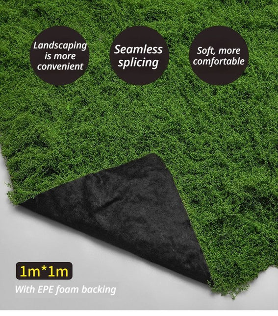DIY artificial moss lawn Dark Green Filamentous Moss 30g - Petal & Stem