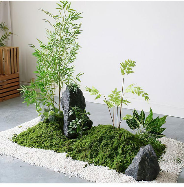 DIY artificial moss lawn Light Green Filamentous Moss 20g - Petal & Stem