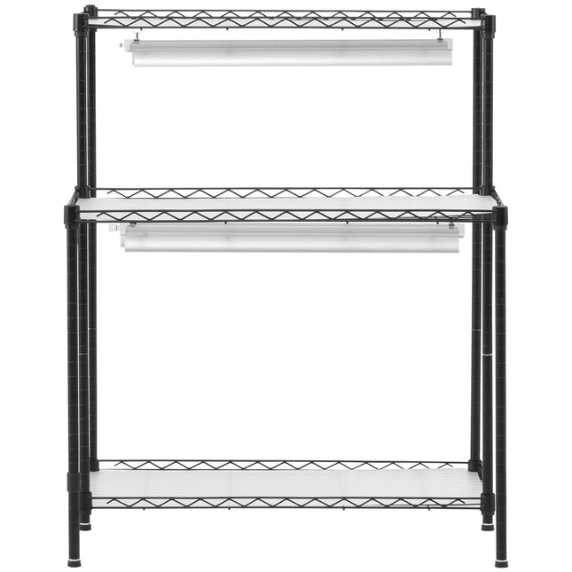 DIY Plant Stand with Grow Lights 6 Tiers 192W 70.9" Tall Plant Grow Shelf - Petal & Stem