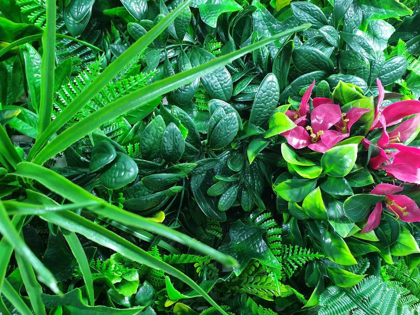 Flowering Lilac Vertical Garden / Green Wall UV Resistant Sample - Petal & Stem