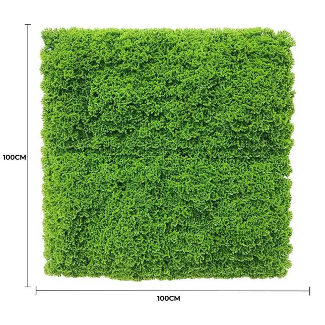 Fresh Natural Green Artificial Moss / Green Wall UV Resistant 1m x 1m - Petal & Stem
