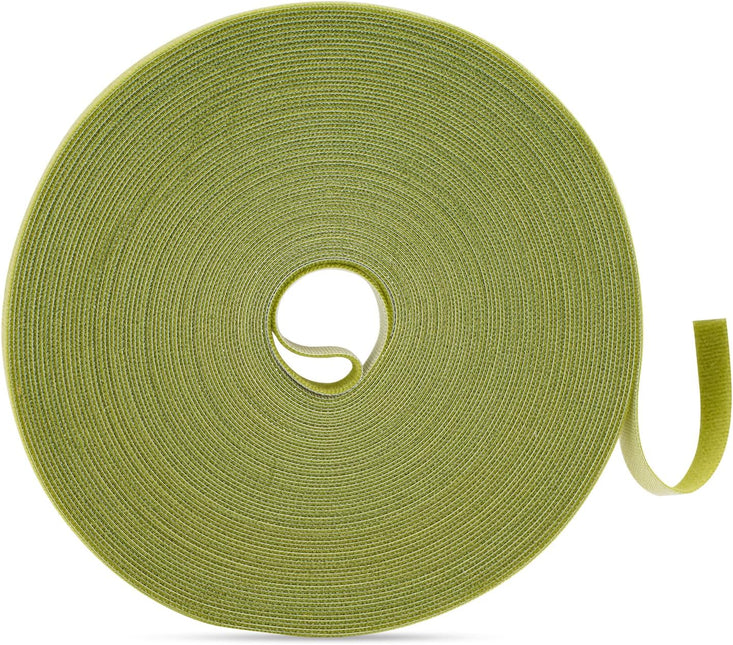 Garden Ties Plant Tape Ties Nylon Plant Tape Strap 65.6 Feet Plant Support Tape Reusable Garden Tape Army Green - Petal & Stem