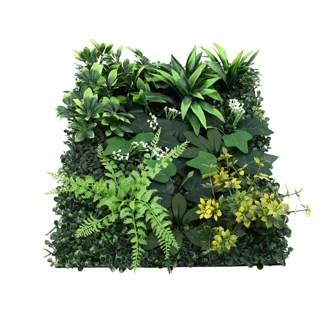 Gardeon 4PCS Artificial Plant Wall Panels 40X60CM Boxwood Panel Backyard Hedge Grass Backdrop Green Decor - Petal & Stem